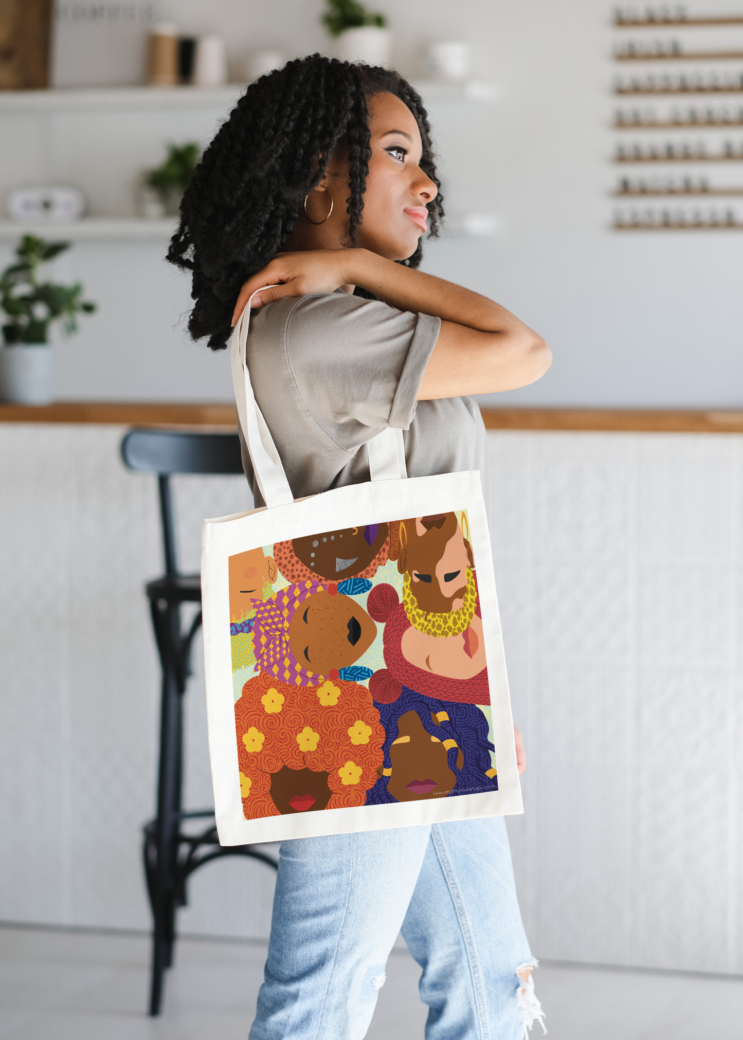 Unity in Colour Diverse Faces Tote Bag
