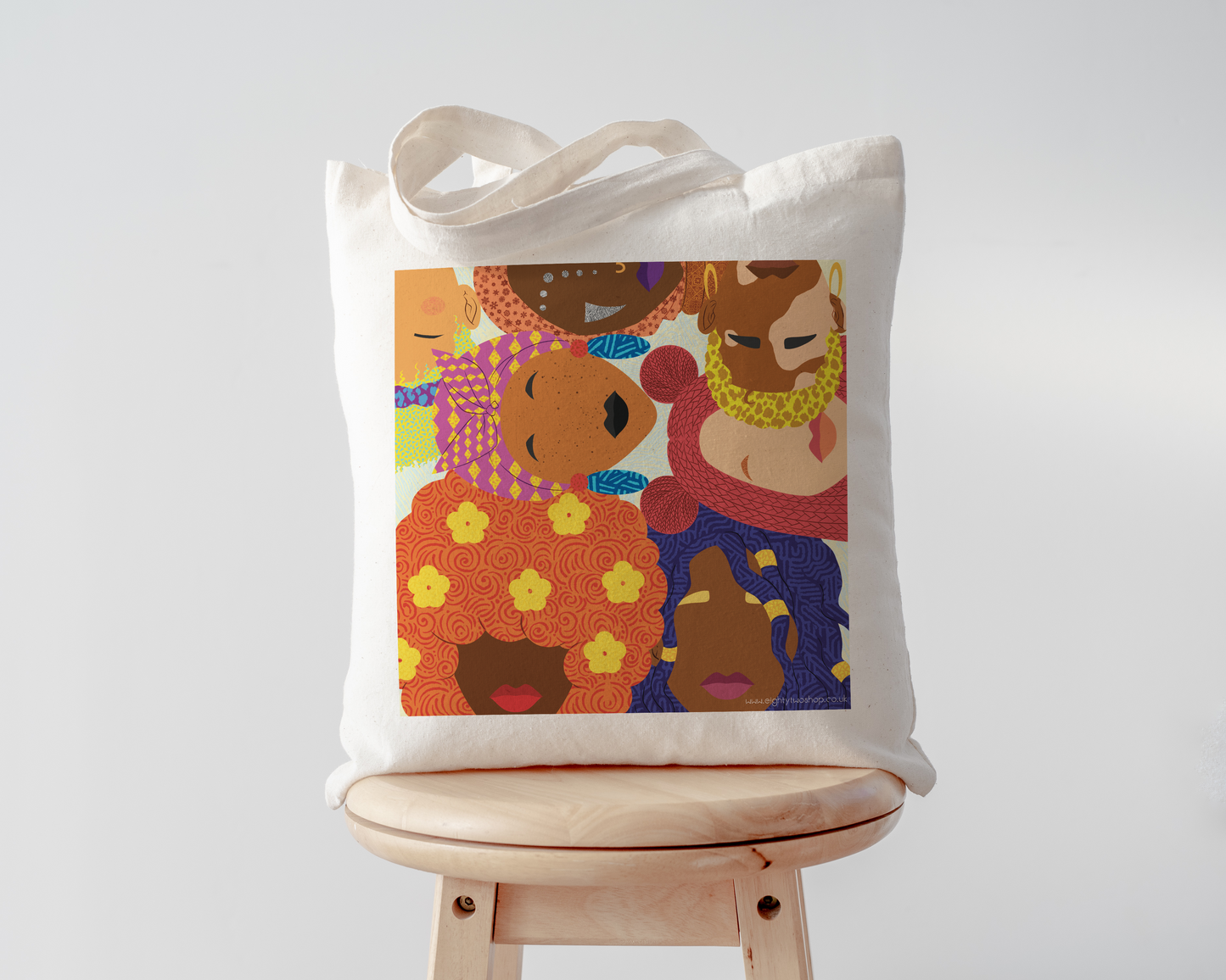 Unity in Colour Diverse Faces Tote Bag