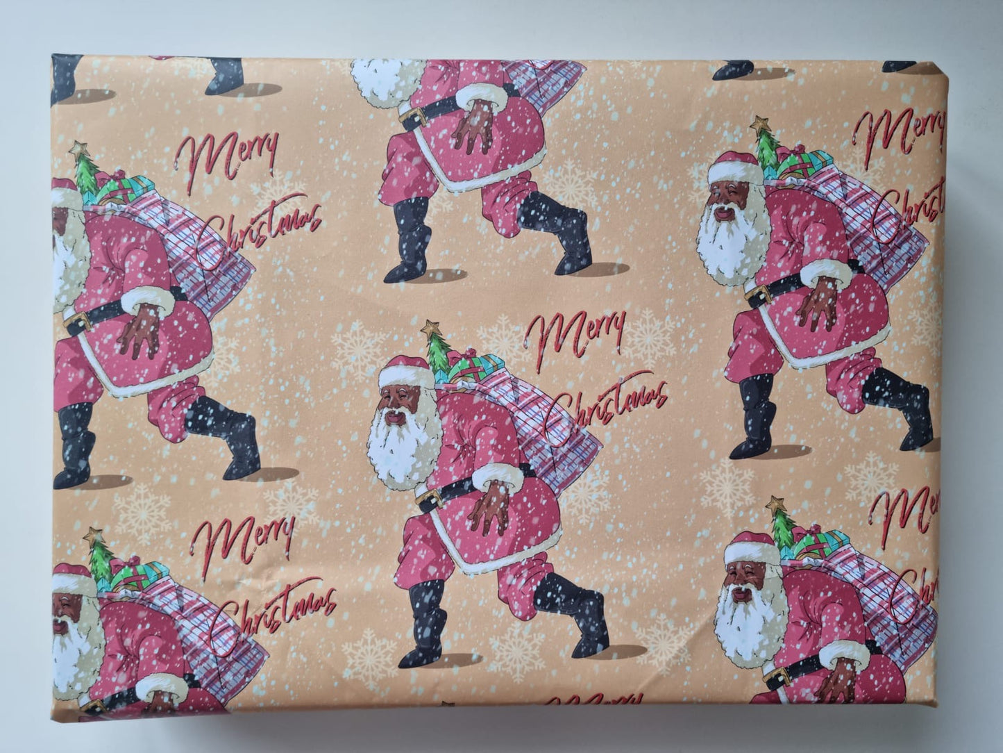 Afrocentric Father Christmas Wrapping Paper