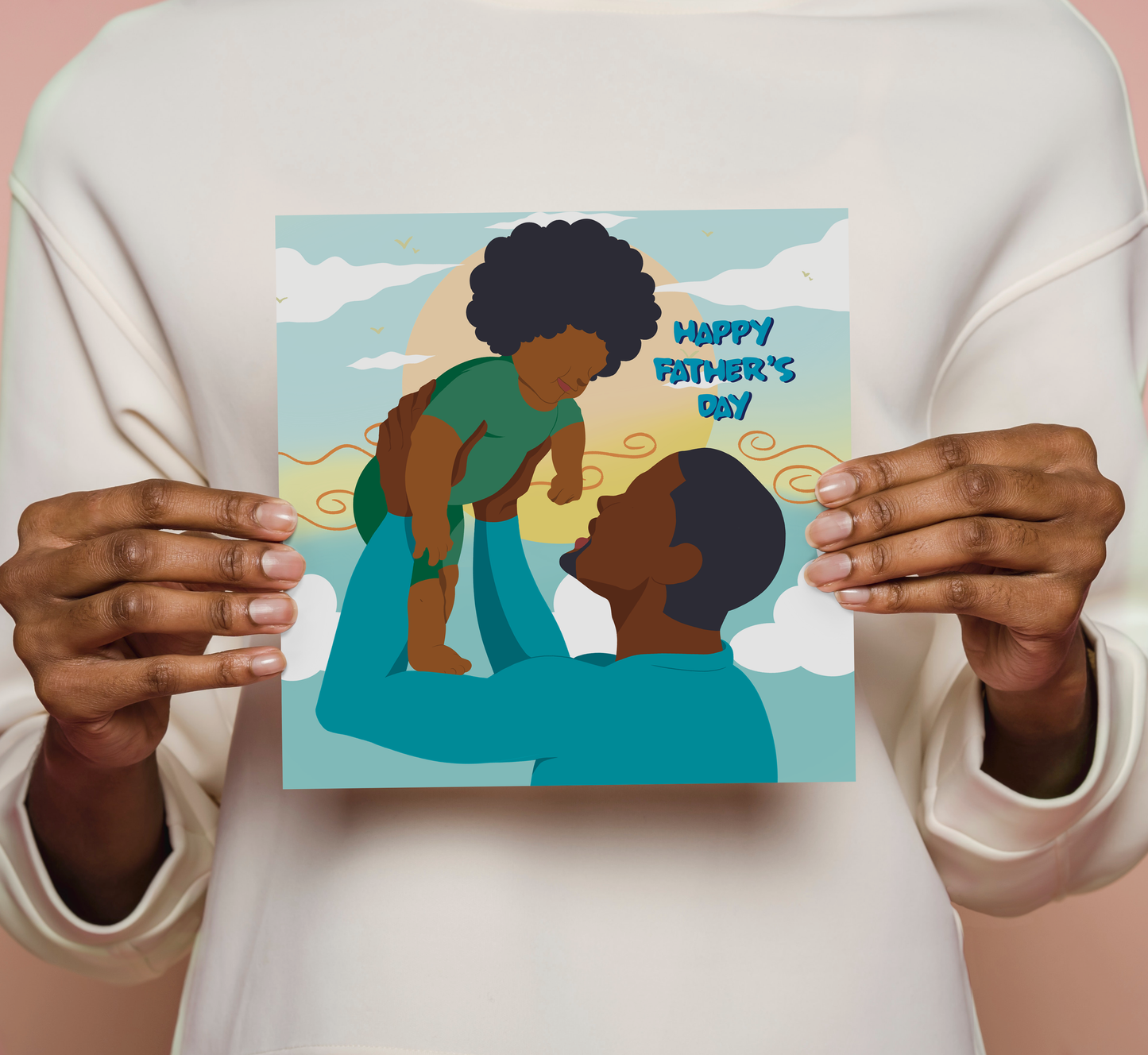 Afrocentric Happy Father's Day Card