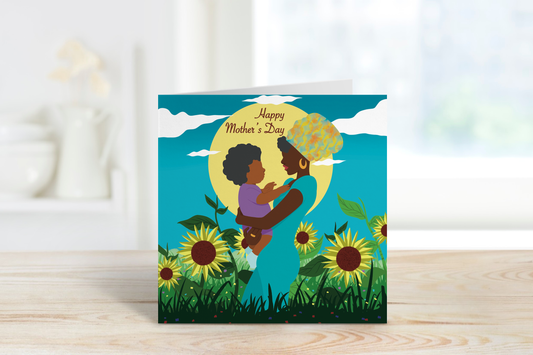 Afrocentric Happy Mother's Day Card