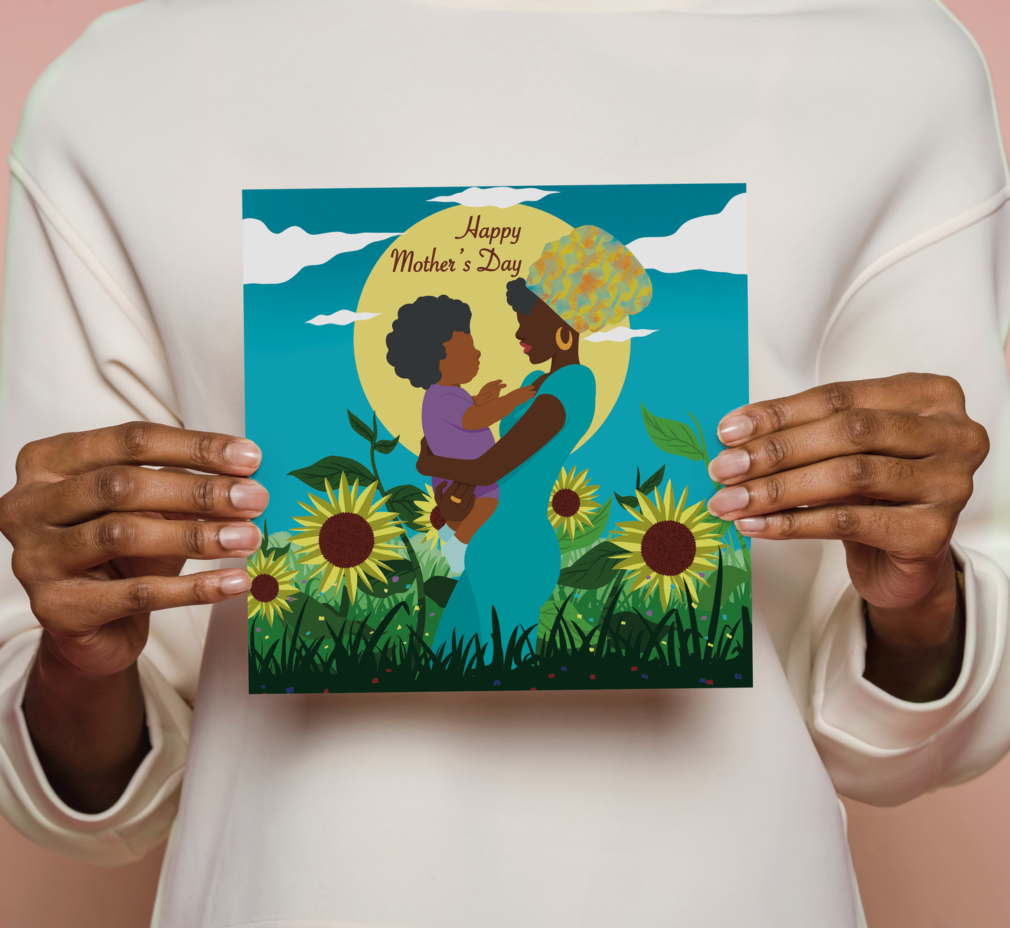 Afrocentric Happy Mother's Day Card