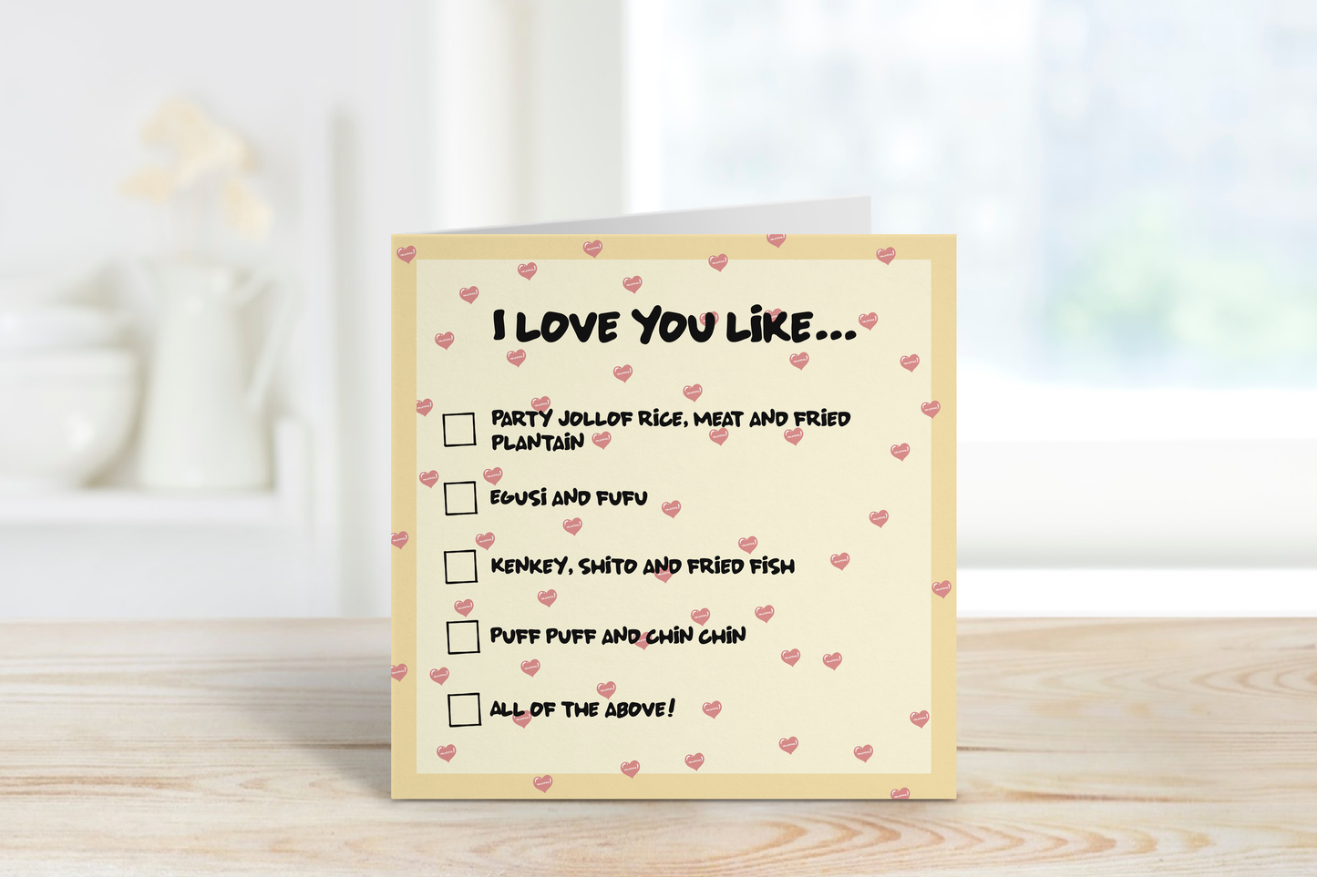 'I Love You Like'..Valentine's Day Card