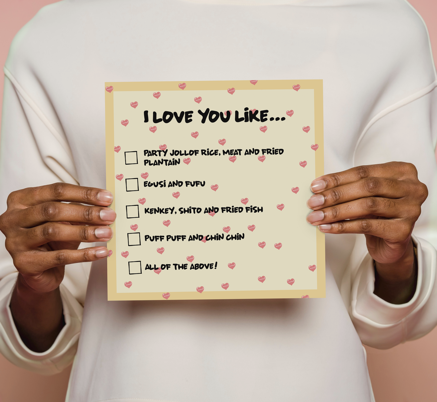 'I Love You Like'..Valentine's Day Card