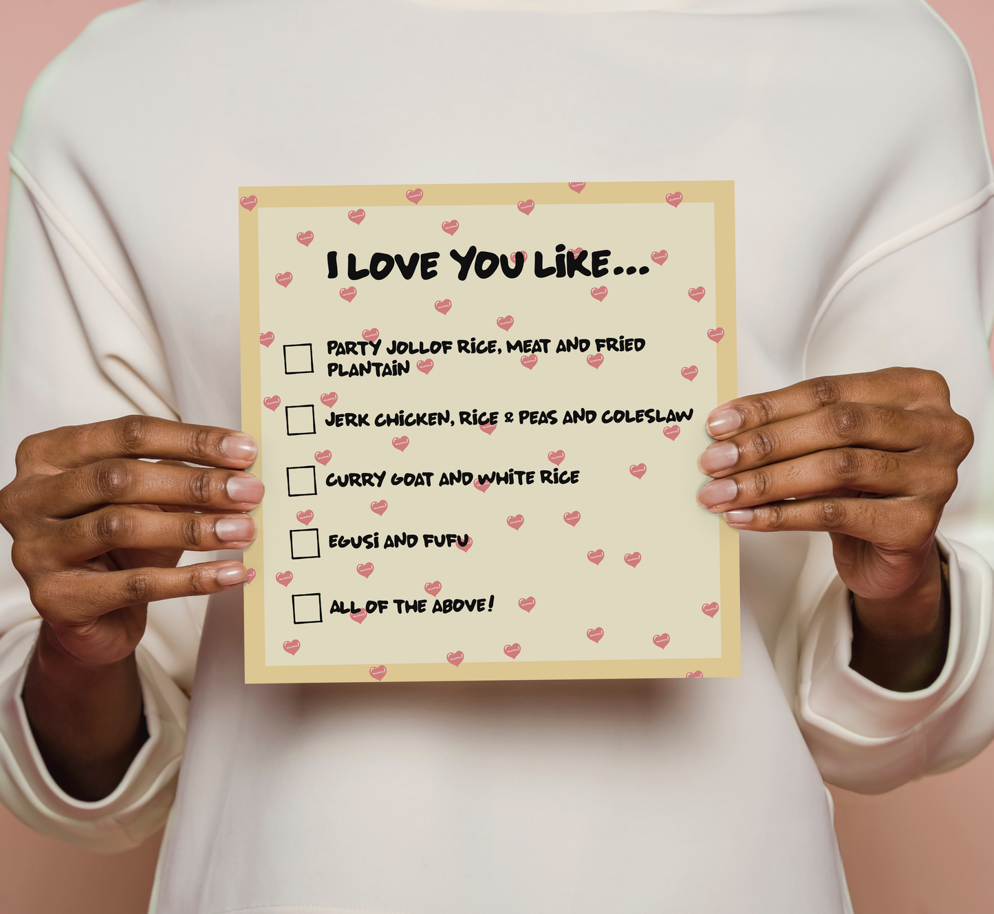 'I Love You Like'..Valentine's Day Card