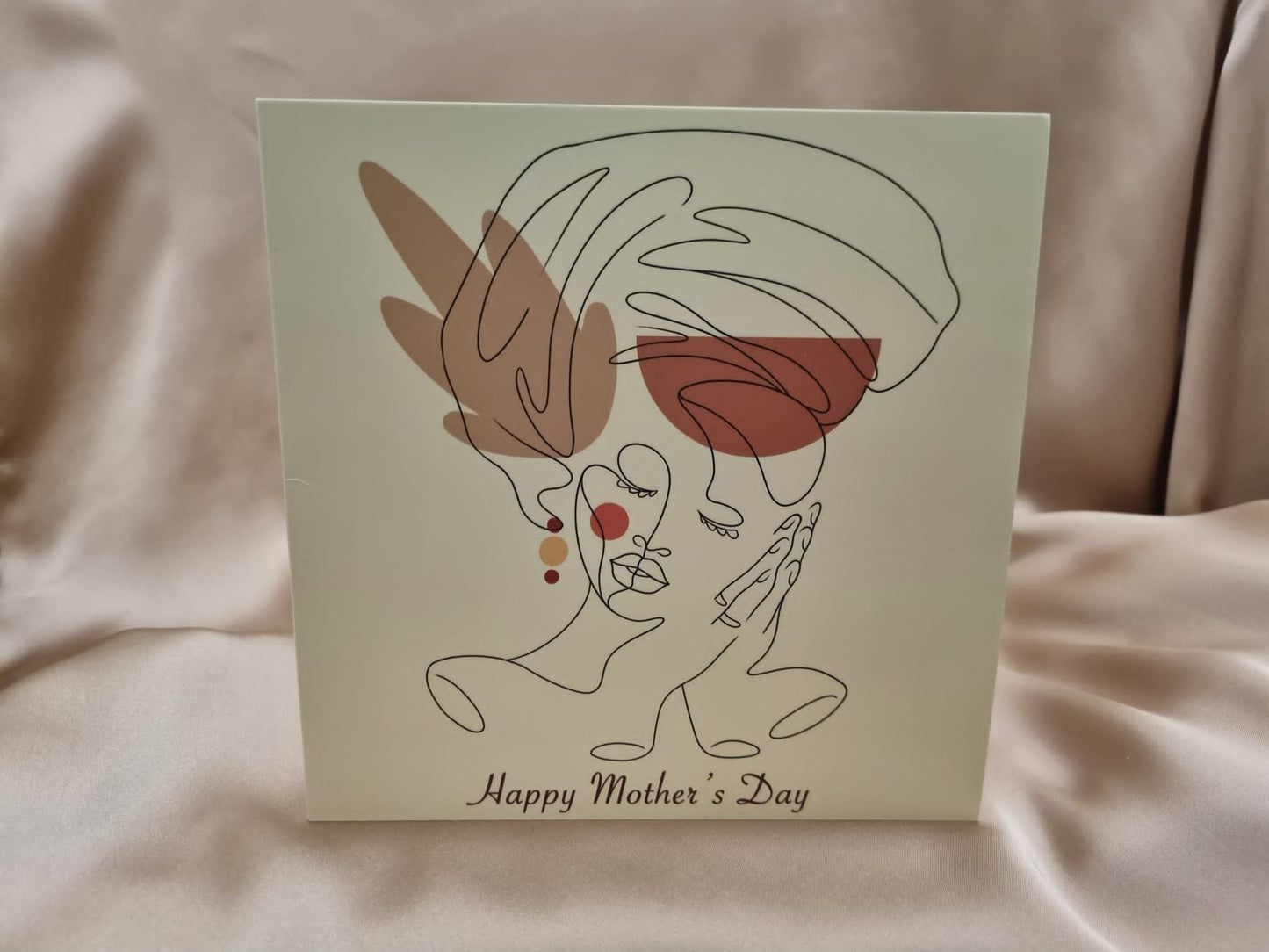 Abstract Happy Mothers Day Card